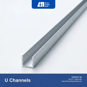U Channels Aluminium Profile Extrusion