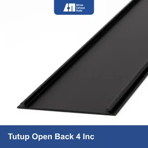 Closed Open Back 4 Inc Section Aluminium Profile Extrusion