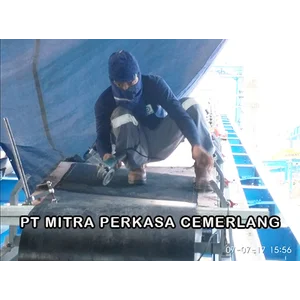 Jasa Cold Splicing Belt Conveyor On Site
