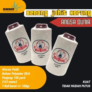 Benang Jahit Karung Angsa 20/6 Putih