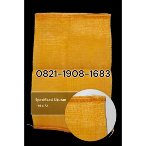 Waring Plastik Kemasan Ukuran 46x72 Kuning / Orange