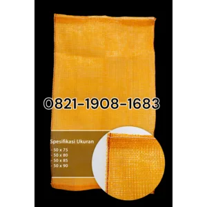 Waring Plastik Kemasan Ukuran 50x75 50x80 50x85 50x90  Kuning / Orange