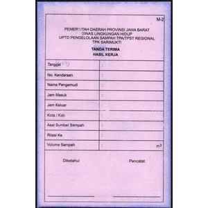 Buku Nota Formulir M2 / kertas NCR 4ply