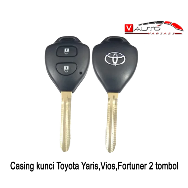Casing Kunci Toyota - Cover Kunci Toyota Yaris Vios Fortuner Cassing