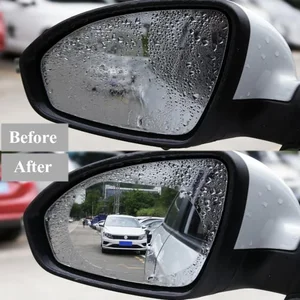 Anti Fog Film For Side - Rear Mirror Anti Embun Spion Mobil 14 X 9 Cm Lonjong