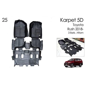 Karpet 5D Mobil All New Rush 2018 - Karpet Mobil Eksclusif 5D Premium
