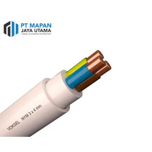 Kabel Listrik NYM 3 x 4mm2 Merk Voksel