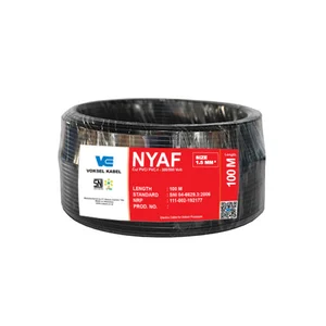 Kabel NYAF 1 x 1.5mm2 Merk Voksel