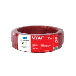 Kabel NYAF 1 x 1.5mm2 Merk Voksel