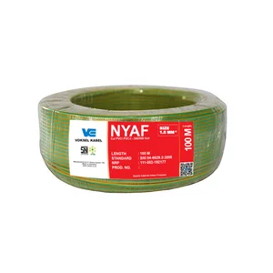 Kabel NYAF 1 x 1.5mm2 Merk Voksel