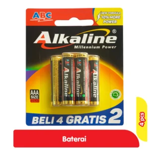Baterai AAA Alkaline isi 6 pcs