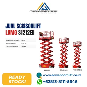 SCISSORLIFT S1212EII / 14 METER / PT. MUSTIKAJAYA TRUCKTOR INDONESIA / BUAT PENAWARAN 