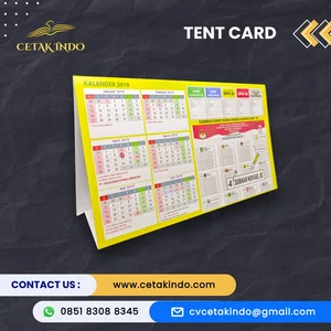 Tent Card / Kartu Meja Model Berdiri