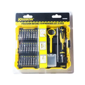 Carpentry Tools / Krisbow Screwdriver Instrument Set (contains 31 screwdriver bits)
