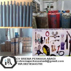 oksigen menyediakan jasa isi ulang segala jenis gas dan aksesorisnya seperti tabung,regulator dan lainnya
