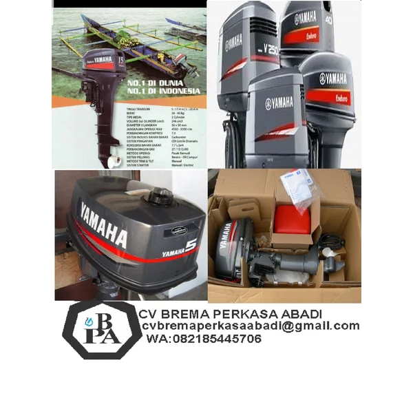 tersedia mesin kapal yamaha segala tipe