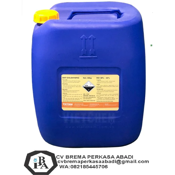 HCL Hydrochloric Acid cairan pembersih industri dan teknis