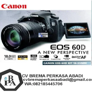 KAMERA CANON EOS 60D + LENSA KIT 18-55MM IS