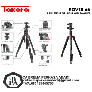 Tripod Takara Light Weight Rover 66 with Bag