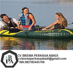 Perahu Karet INTEX Perahu Karet Set Seahawk 3 68380 Kapasitas 3 Orang 