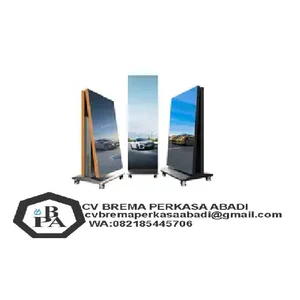 Standing Banner Lampu Led Ukuran 55*110cm
