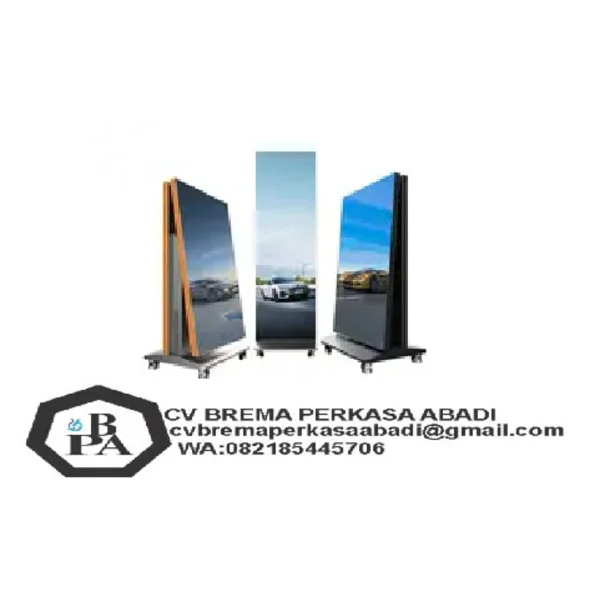 Standing Banner Lampu Led Ukuran 55*110cm