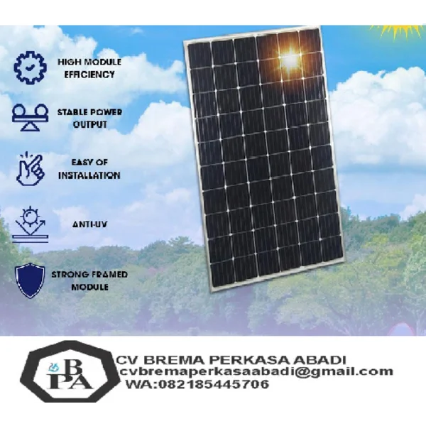 EJP SOLANA SOLAR PANEL MONO 300WP PV MODUL SOLAR CELL 300 WP MONO PANEL ...