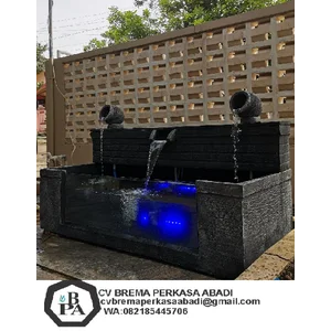 kolam air mancur portabel filter // kolam ikan portabel // kolam ikan koi / air mancur taman