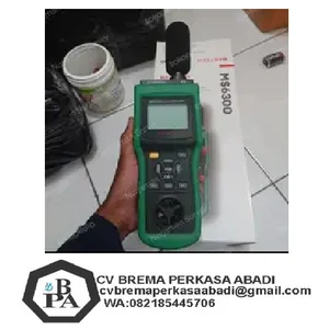 Mastech MS6300 Tester Lingkungan 5 in 1 Mengukur Kebisingan Suhu Kelembaban dan Pencahayaan Ideal untuk Survey Praktis