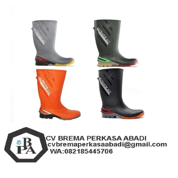 Sepatu Bot Keselamatan AP Boots Ultimate yang Tahan Air