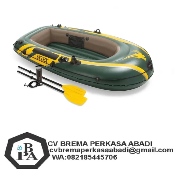 Intex Seahawk 2 Perahu Karet Fishing baru