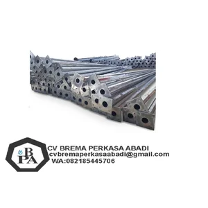 Tiang PJU Oktagonal Single Arm 7Meter