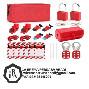 Perlengkapan Lockout-Tagout (LOTO) untuk Peralatan Listrik – Termasuk Gembok dan Aksesori Keselamatan