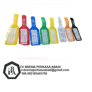 100 label warna inspeksi  listrik 