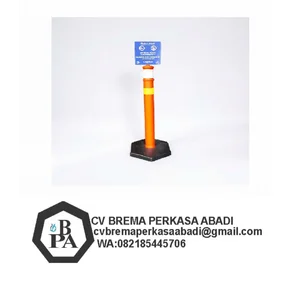 Kerucut Pengaman (Safety Cone) / Tiang Pembatas (Delineator Post) – Penghalang Jalan untuk Antrean SPBU (Pertamina) dan Pengaturan Lalu Lintas
