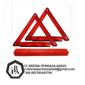 Segitiga Reflektif Peringatan Gangguan Jalur Kereta