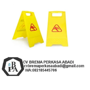 Tanda Peringatan Hati Hati Lantai Basah