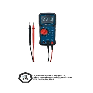 Bosch GDM 600-15 Digital Multimeter True RMS 600V 10A Tester Listrik Volt Ampere Ohm IP65