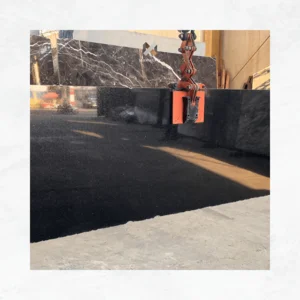 Granit Black Gold Strip Ukuran 292x67 cm - Batu Granit Hitam Bintik Emas untuk Interior Elegan