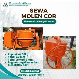 Sewa Molen Cor untuk Proyek Konstruksi dan Pengecoran Beton