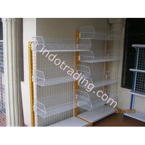 RAK GONDOLA MINIMARKET DISPLAY KERANJANG  