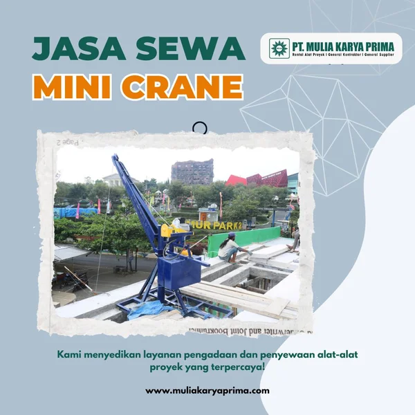 Sewa Mini Crane Kota Batu 082139137595 (Fadil)