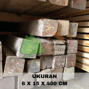 KAYU ULIN MENTAH 6X15 KAYU123