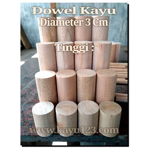 Kayu Dowel Diameter 3 Cm