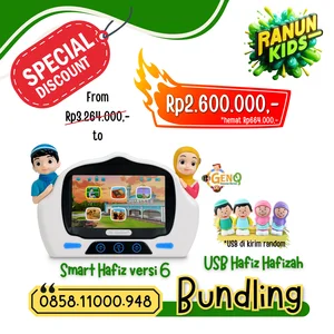Tablet Edukasi Anak Muslim Smart Hafiz versi 6 Bundling USB Hafiz Hafizah