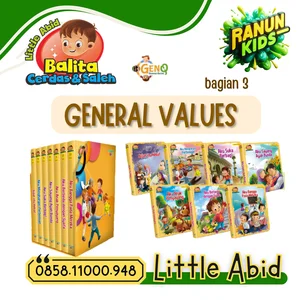 Buku Cerita Anak Balita Muslim Little Abid Hard Cover Seri 3 Ketrampilan Sosial