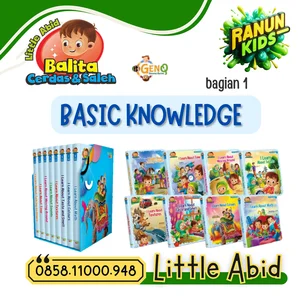 Buku Cerita Anak Muslim Little Abid Seri 1 tentang Pengetahuan Dasar