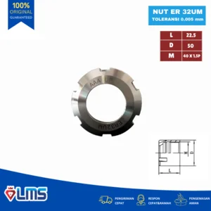 Clamping Nut Arbor Collet ER32 - Mesin Milling