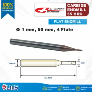 Carbide Endmill Cutter 4 Flute HRC55-58