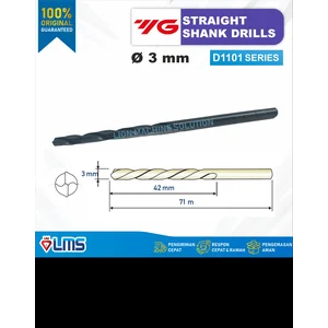 Mata Bor Besi HSS diameter 3mm - YG1
